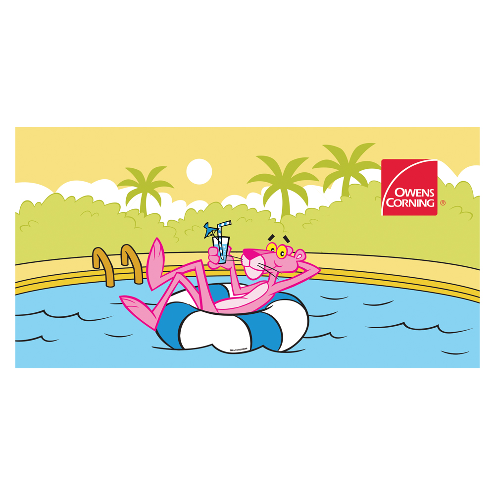Pink Panther™ Pool Beach Towel