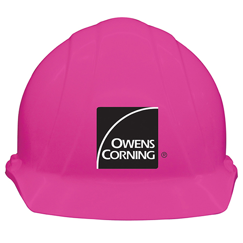 Owens Corning Pink Safety Helmet
