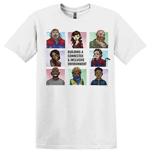 Building a Connected Inclusive Environment T-Shirt